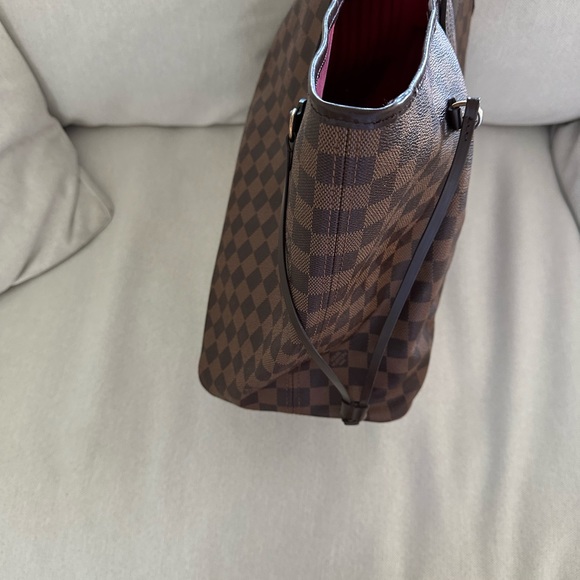 LOUIS VUITTON Neverfull GM Damier Ebene N51106 Genuine Tote Shoulder  bag - Picture 6 of 12